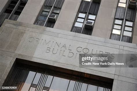 The Manhattan Criminal Court building at 100 Centre St. in Manhattan,... News Photo - Getty Images