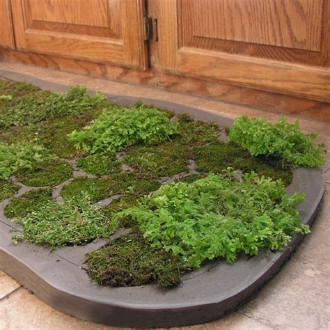 In the spirit of natural living and even being eco-chic, creating your own moss bath mat is a ...