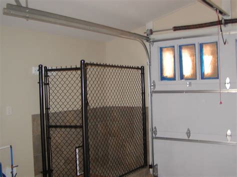 Garage kennel with door to outside kennel love this idea! | Insulated dog house, Dog house plans ...