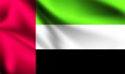 United Arab Emirates flag 1229044 Vector Art at Vecteezy