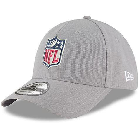 New Era NFL Shield Gray Logo 9FORTY Adjustable Hat