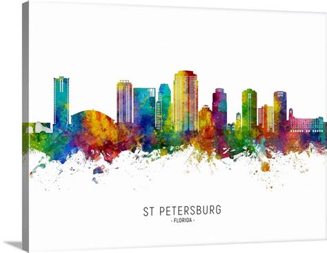 St Petersburg Florida Skyline | Great Big Canvas