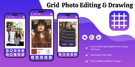 Grid - Photo Editing and Drawing - Android by Elveeinfotech | Codester