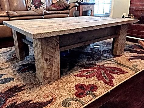 Rustic reclaimed barnwood coffee table by Vintage Southern Creations | Rustic farmhouse ...