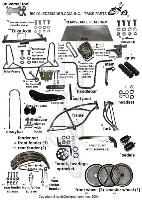 Bicycle Parts - trike parts