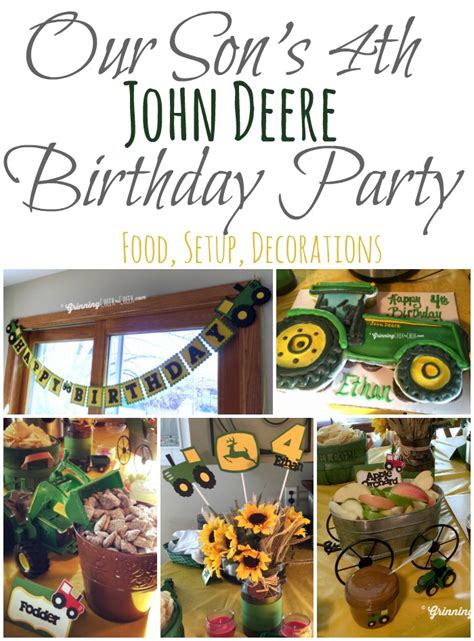 John Deere Tractor Themed Birthday Party Ideas