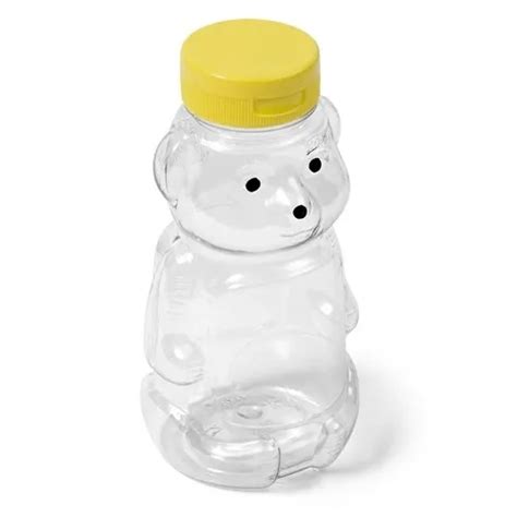 Honey Bear Bottles - 12 oz Clear Plastic Bottles | Kaufman Container