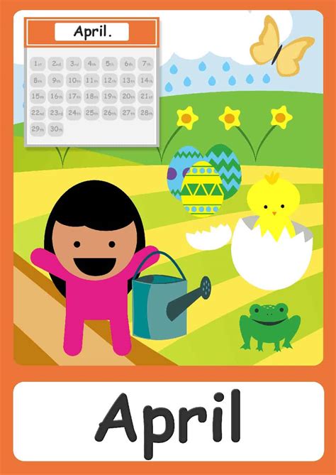 FREE Months of the year flashcards - Perfect for Kindergarten!