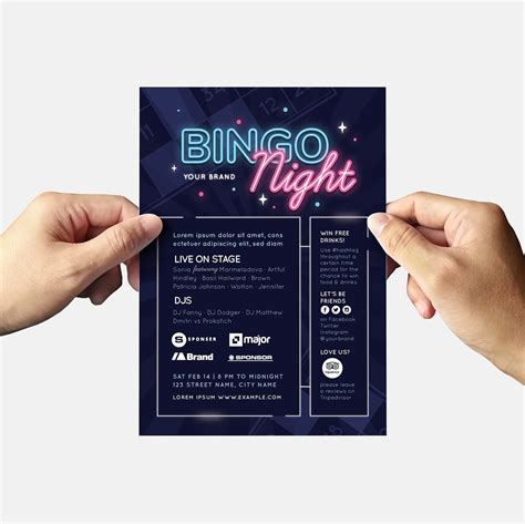 Bingo Night Flyer Template - PSD, Ai & Vector - BrandPacks