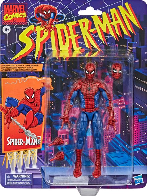 Questions and Answers: Hasbro Marvel Legends Series Spider-Man 6-inch ...