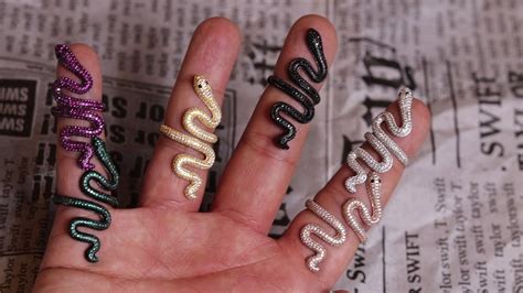 All Taylor Swift Snake Rings Unboxing - YouTube