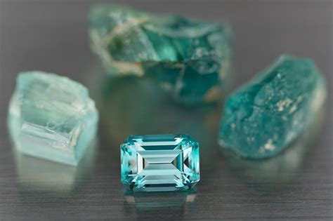 Grandidierite - Natural, Rough, Blue, 1 ct - International Gem Society