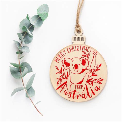 Koala Christmas Tree Decoration – Aussie Made Christmas