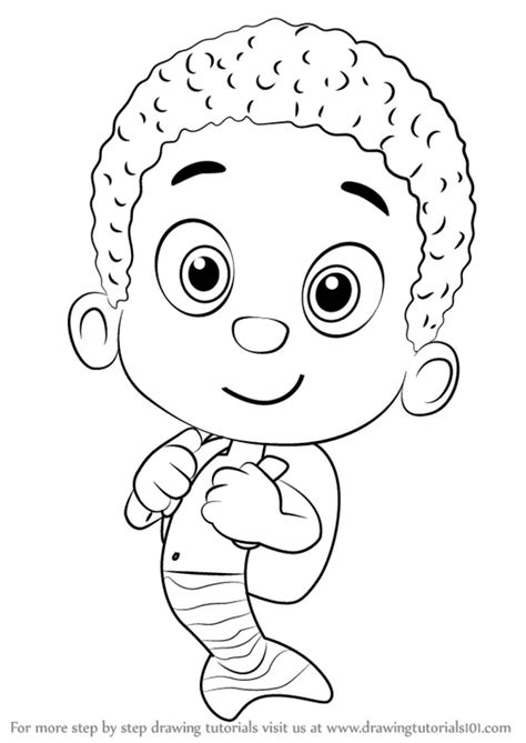 goby coloring page Coloring pages deema book bubble guppies goby ...