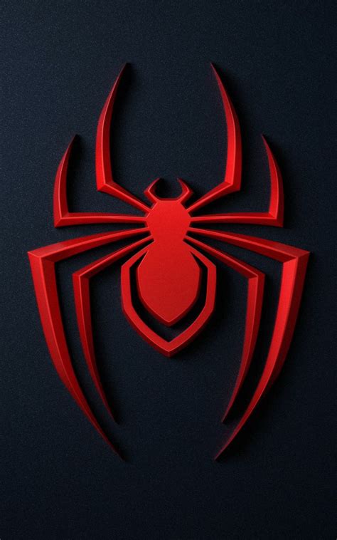 800x1280 Spider, logo, spider-man, playstation 5 wallpaper Spiderman ...