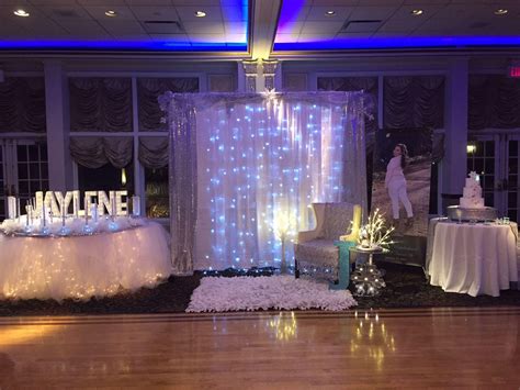 Backdrop for a Princess - Winter Wonderland Sweet 16