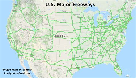 Future Interstate Highways Map