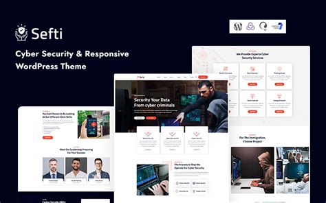 Sefti - Cyber Security WordPress Theme for $57