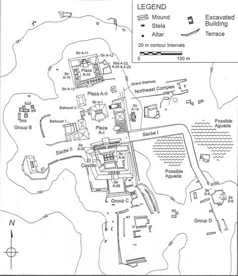 Xunantunich Map