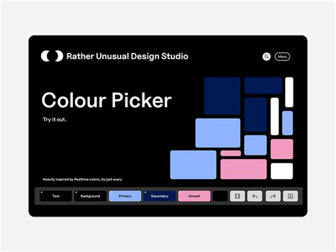 Color Picker - Rather Unusual Design Studio by Dhyan Dayanand on Dribbble