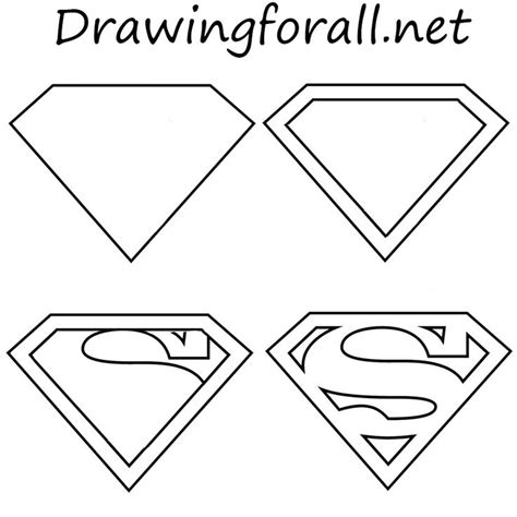 How to Draw the Superman Logo | Superman drawing, Sketch notes doodles, Superman logo