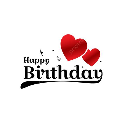 Happy Birthday Text Vector Hd Images, Happy Birthday Text Clipart Design Concept, Happy Birthday ...