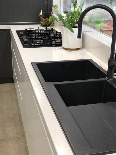 Kitchen Sink With Attached Drainboard - Home Alqu