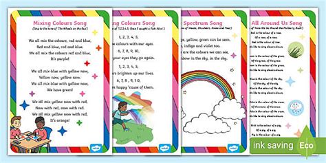 Colour Songs and Rhymes Resource Pack (Teacher-Made)