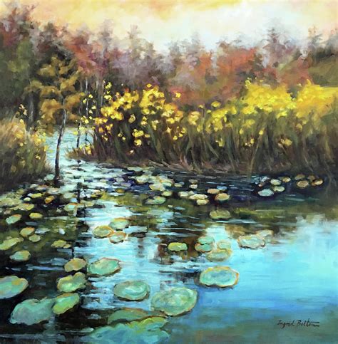 Okefenokee Swamp Landscape Painting by Ingrid Bolton - Pixels