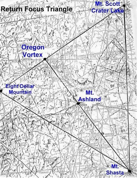 Oregon Vortex Map | secretmuseum