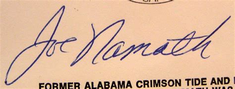 Joe Namath | PSA AutographFacts™