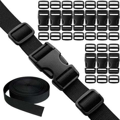 Buy Buckles Straps Set of 1 inch: 10 pcs Quick Side Release Plastic ...