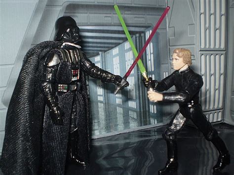 Star Wars - Luke vs Darth Vader by CyberDrone on DeviantArt