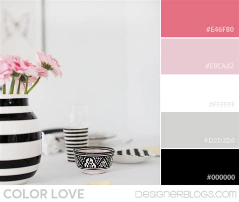 Color Love | Black, White & Pink - DesignerBlogs.com