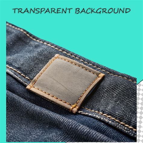 Premium PSD | Jeans style label design