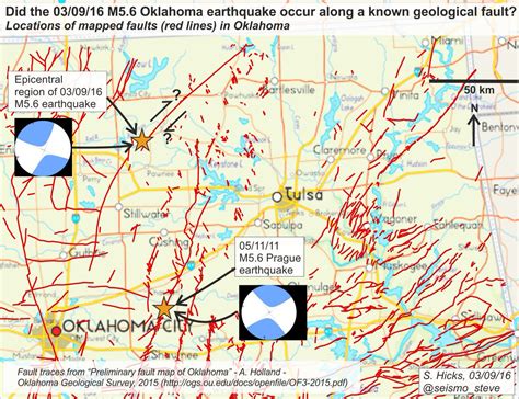 Oklahoma Fault Lines Map - Living Room Design 2020