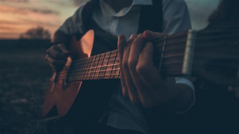 Boy Playing Guitar Outdoors 5k Wallpaper,HD Photography Wallpapers,4k ...