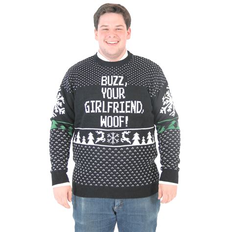 Buzz, Your Girlfriend, Woof! Ugly Christmas Sweater