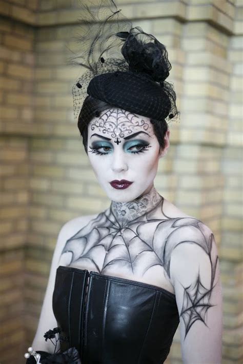 Black Widow | Creative halloween makeup, Halloween makeup inspiration, Halloween makeup scary