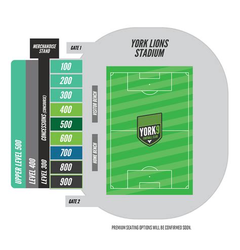 Lions Seating Chart: A Visual Reference of Charts | Chart Master