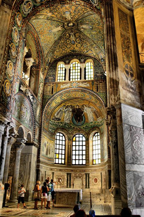 51. San Vitale. Ravenna, Italy. Early Byzantine Europe. c. 526–547 C.E. Brick, marble, and stone ...