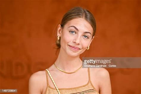 Stella Belmondo attends the 2023 French Open at Roland Garros on June... News Photo - Getty Images