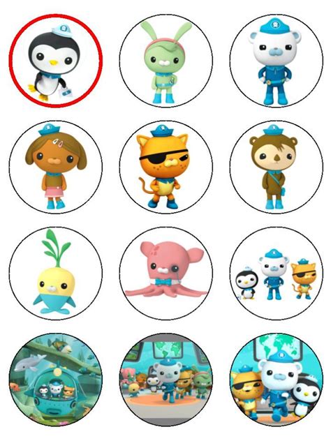 Printable Octonauts Characters