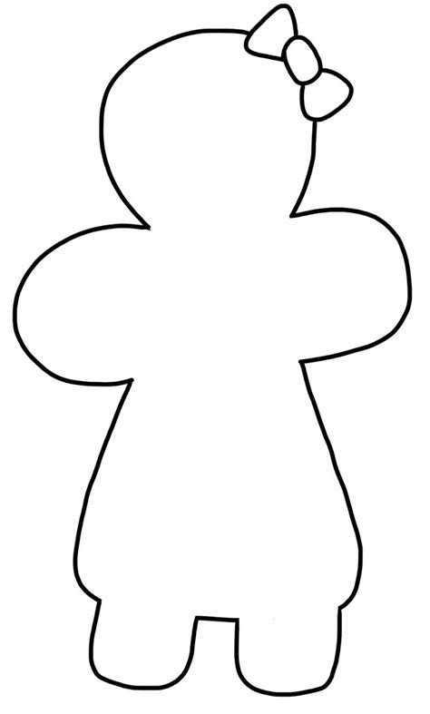 Printable Outline Of Person - ClipArt Best