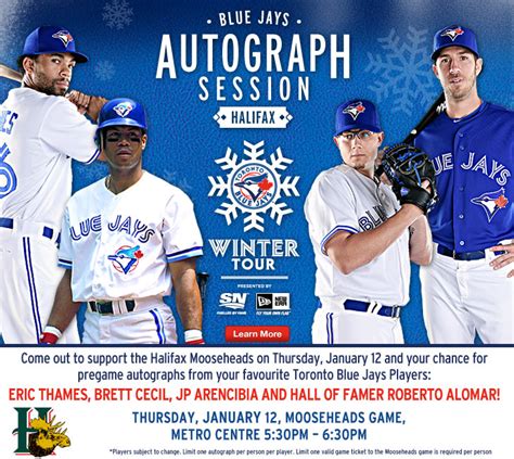 Blue Jays Winter Tour visits Moose Country – Halifax Mooseheads