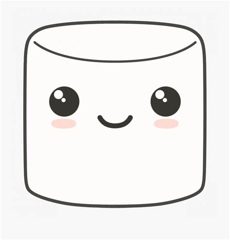 Cute Marshmallow , Free Transparent Clipart - ClipartKey