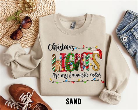 Christmas Lights Shirt, Christmas Lights Sweatshirt, Christmas Lights ...