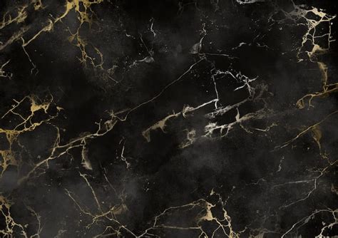 Free Photo | Black and gold marble texture