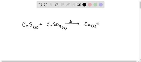 SOLVED: Copper metal is produced by heating solid copper(II) sulfide with solid copper(II ...