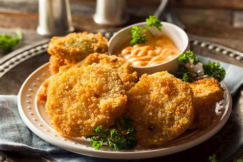 Fried Green Tomatoes | Traditional Side Dish From Southern United States, United States of America